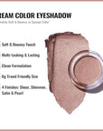 Oulac Shimmer Cream Eyeshadow also for Highlighter Blendable Eye Shadow Waterproof&Long Lasting with Moisturizing Formula Soft Shimmer Eye Make-up,Vegan & Cruelty-Free,6g 22