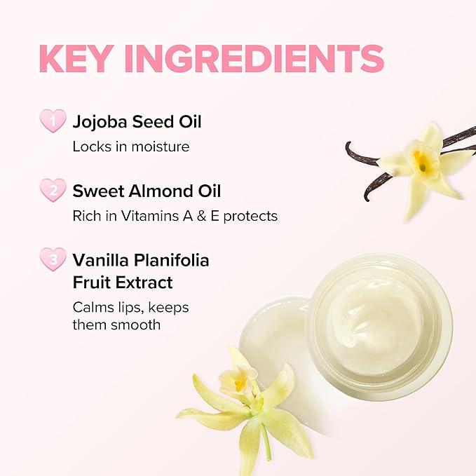 Klavuu Lip Mask Set (2PCS) – Overnight Deep Hydrating Korean Lip Balm Treatment for Very Dry, Chapped Lips | Lip Lightening & Plumping with Instant Hydration | Gentle Exfoliating (Berry & Vanilla)