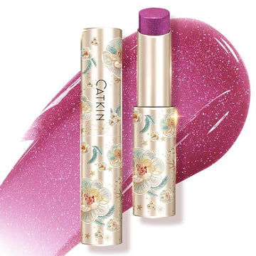CATKIN Glossy Lip Balm Ultra Hydating Glow Lip Tinted Jelly Plumping Melting Balm Shea Butter Repair Soothing For Dry Lips 0.12 oz C09 ORCHID