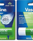 Vaseline Aloe Fresh Lip Therapy Stick- .16 oz (Pack of 2)