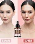 Face Tanning Drops to Add to Lotion,14 Day Long Lasting Effect Face Self Tanner Bronzing Drops, Natural Organic Ingredients, Quick Tan Drops, Self Tanning Drops for Face and Body