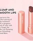 LAWLESS Forget the Filler Lip Plumping Line Smoothing Tinted Balm, Amaretto, Brown, 0.09 Ounce