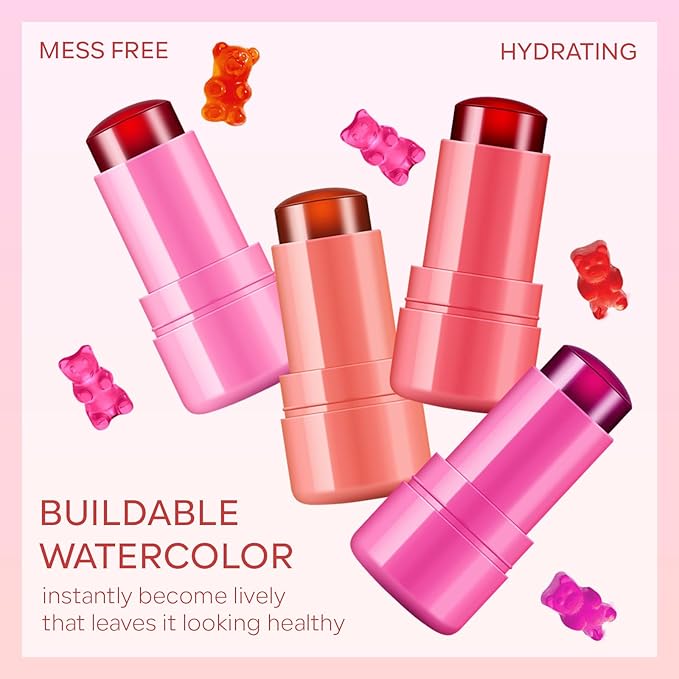 KYDA Water Jelly Tint Blush, Coral, Jelly Tinted Lasting Moisturising