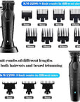 KEMEI Professional Hair Clipper, Hair Trimmer, Beard Shaver Set for Men, Electric Cordless Barber Clipper Beard Trimmer, Rechargeable Fade Clipper Haircutting Kit, KM-2299, KM-2296, KM-1102