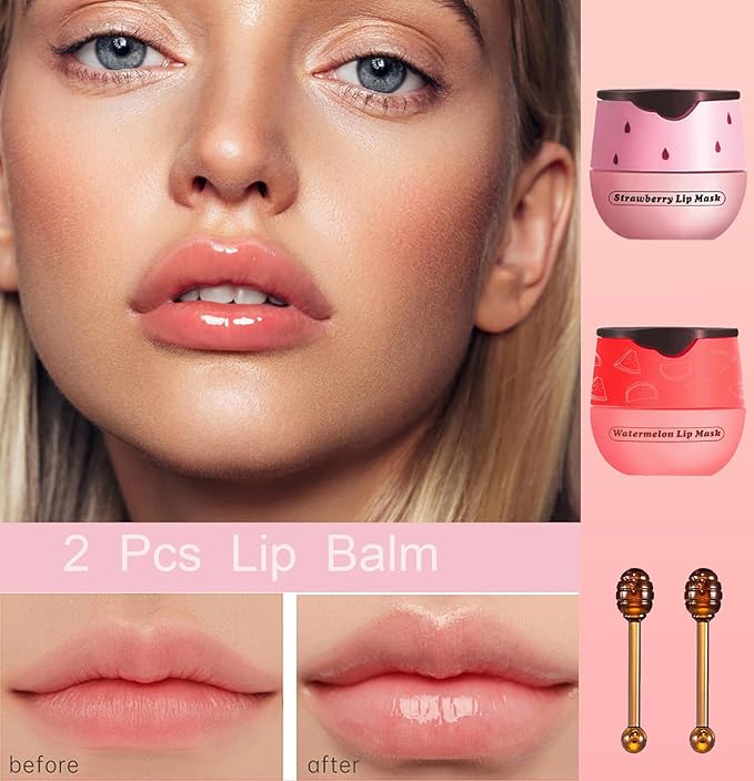 2 PCS Bee Lip Balm Honey