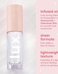 ColourPop Lux Lip Oil - Hydrating, Sheer Tinted Lip Oil Formulated with Antioxidant-Rich Chamomile Extract & Calendula Oil - Non-Greasy, Nourishing Clear Lip Oil - Dew Drop (0.16 oz)