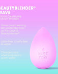 Beautyblender® | Wave Color Changing Blender Makeup Sponge | Blend Liquid Foundations, Powders and Creams | Streak Free Application | Vegan, Cruelty Free | Made in USA