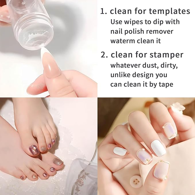 French Tip Tool,2 PCS Nail
