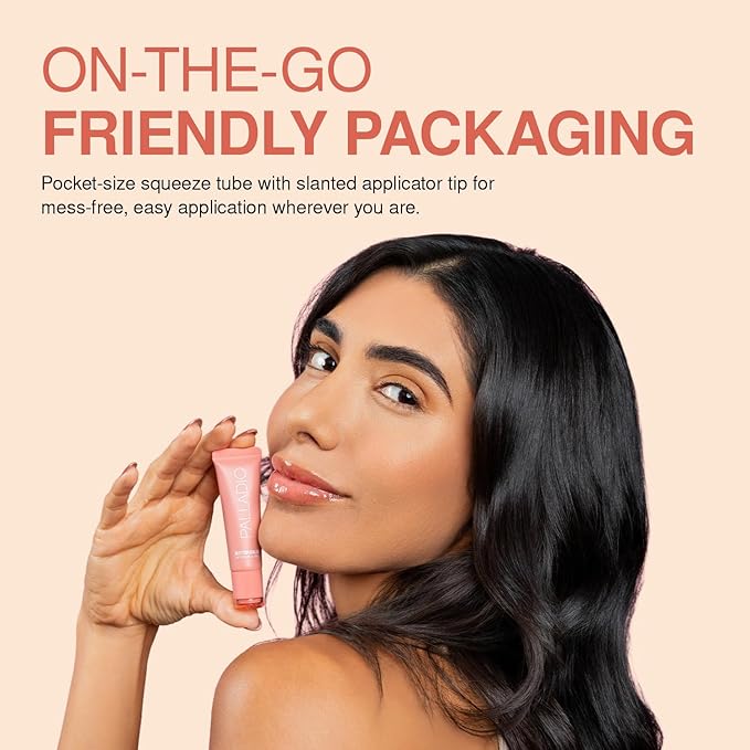 Palladio Butter Balm - Hydrating Lip Balm with Sheer Tint, Aloe, Peptides, Shea Butter, and Vegan Formulation for Instant Moisture, Shine, and Soothing Lip Care, Peaches & Cream