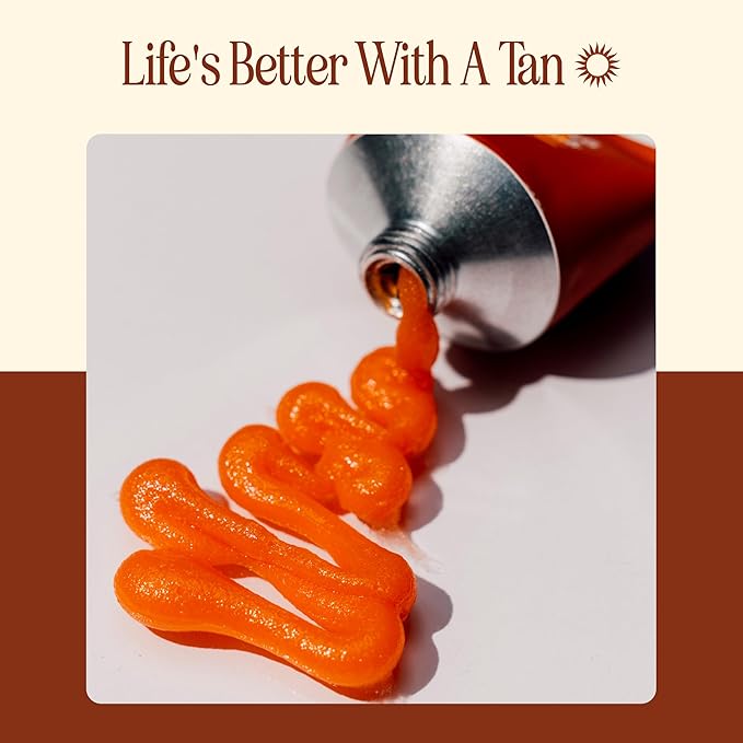 Tanning Club - Tan De Soleil Orange Gel - SPF 6 Sun Tanning Lotion - Botanical Formula for Sun-Kissed Glow - 100ml