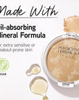 Physicians Formula Mineral Wear Talc-Free Face Powder, Light Coverage Mineral Makeup for Sensitive Skin – Buff Beige