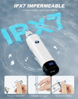 Ear & Nose Hair Trimmer with LED Display for Men Women,Painless USB Rechargeable Eyebrow & Facial & Nose Hair Trimmer Clipper,Professional IPX7 Waterproof Dual Edge Blades 12500 RPM