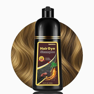 Blonde Brown Hair Dye Shampoo, Hair Color Shampoo for Women Men, Long Lasting Brown Hair Dye, Shampoo Para Pintar el Cabello, Easy to Use, Colors Hair in Minutes, 16.90 Fl Oz