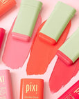 Pixi On-the-Glow Blush - Fleur, Hydrating Tinted Moisture Blush Stick with Ginseng, Aloe Vera & Fruit Extracts, For Cheeks & Lips, 19g / 0.6oz, Paraben-Free