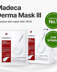 CENTELLIAN 24 Madeca Cream Time Reverse 50ml + Madeca Derma Mask 3(Intensive) 10pc – Hydrating, Firming, Wrinkle Care Set with Centella Asiatica, TECA & Madecassoside for nourished, soothed