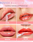 LANGMANNI Lip Oil,No-Sticky Gloss Lip Balm Lip Care,Fru