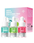Anua Serum Discovery Trio, Mini Face Serum Travel Size Kit with Hyaluronic Acid, Niacinamide & Azelaic Acid, Hydrating Soothing Gift Set for Women, Korean Skincare Set -10ml/0.33fl.oz × 3EA