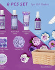 Mother's Day Gifts for Mom Gift Basket for Women, Luxury 11Pcs Floral Perfume Scents Bath and Body Home Spa Gift Kit with Bubble Bath, Body Lotion, Self Care Gifts Basket for Her, Birthday Gifts