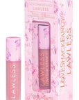 Lawless Women's x LoveShackFancy Forget The Filler Lip Plumping Gloss, Happy Thoughts, Pink, 0.11 Ounce