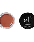 e.l.f. Luminous Putty Blush, Putty-to-Powder, Buildable Blush With A Subtle Shimmer Finish, Highly Pigmented & Creamy, Vegan & Cruelty-Free, Barbados