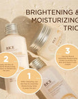The Face Shop Rice Ceramide Moisturizing Cream - Rice Extract + Rice Bran Oil - Hydrating Targets Dryness, Brightening - Dermatologically Tested - Lightweight Moisturizer Face Cream - Korean Skin Care