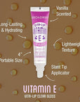 Ruby Kisses Broadway Vita-Lip Clear Lip Gloss (Vitamin E 6 Pack), Ultra-Hydrating & Soothing Formula with Multi-Vitamin Oils, High-Shine Non-Sticky Finish, Healing Lip Balm for Healthy Lips