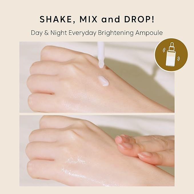 THANKYOU FARMER Rice Pure Cream In Ampoule, Double Layered Formula, Glass skin, Dermatologist Tested, Korean Rice Extracts, Niacinamide, Fragrance-Free, 1.75 fl.oz (50ml)