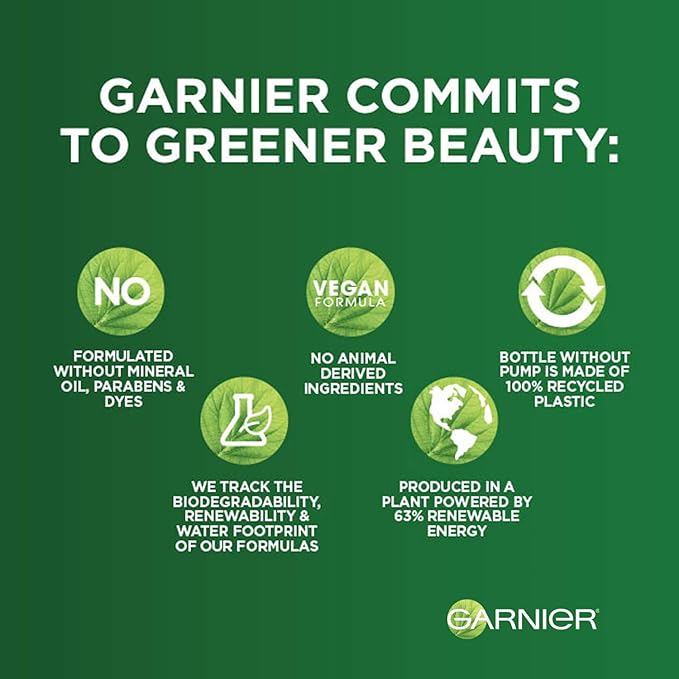 Garnier SkinActive Green Labs Hyalu-Melon Smoothing Milky Washable Cleanser with Hyaluronic Acid + Watermelon for Dehydrated Skin, Fine Lines, 2 Count (Packaging May Vary)