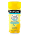 Neutrogena Beach Defense Water-Resistant Sunscreen Lotion with Broad Spectrum SPF 30, Oil-Free and PABA-Free Oxybenzone-Free, UVA/UVB Sun Protection, SPF 50, 6.7 fl. oz