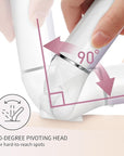 Panasonic Epilator with Gentle Cap, Electric Hair Remover for Home, 3 Speed Settings, Wet Dry, Washable - ES-EY30
