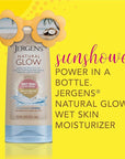 Jergens Natural Glow In Shower Lotion, Self Tanner for Medium to Deep Skin Tone, Sunless Tanning Wet Skin Lotion for Gradual, Flawless Color, 7.5 Ounce (Packaging May Vary)