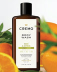 Cremo Body Wash Men, A Revitalizing Combination of Bright Mandarin, Dry Herbs and White Cedar, 16 Fl Oz