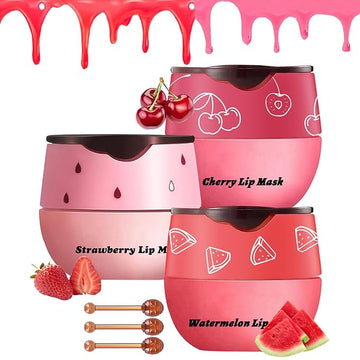 3PCS Bee Lip Balm Honey Pot,