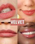 Oulac Nude Matte Lipstick for Women, Lipstick & Blush Duo, Peach Creamy Soft Satin Finish Lipsticks, Moisturising Formula, Rich Color Lightweight Lip Balm, Rose Oil, Vegan & Cruelty-Free| 3.6g (Y08)