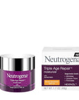 Neutrogena Triple Age Repair Anti-Aging Daily Facial Moisturizer with SPF 25 Sunscreen & Vitamin C, Firming Anti-Wrinkle Face & Neck Cream for Dark Spots, Glycerin & Shea Butter, 1.7 oz
