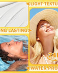 Sunscreen Lotion Stick，Moisturizing Face Sunscreen Lotion SPF 50+ PA+++