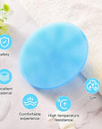 INNERNEED Food-Grade Soft Silicone Body Cleansing Brush Shower Scrubber, Gentle Exfoliating and Massage for All Kinds of Skin (Blue)