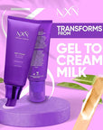 NXN Gel-to-Milk Facial Cleanser - Gentle, Daily Face Wash, For Hydrating Dry and Sensitive Skin, Fresh Scent, 2 Fl Oz
