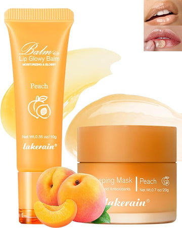 2Pcs Lip Glowy Balm & Lip Lip,Lip