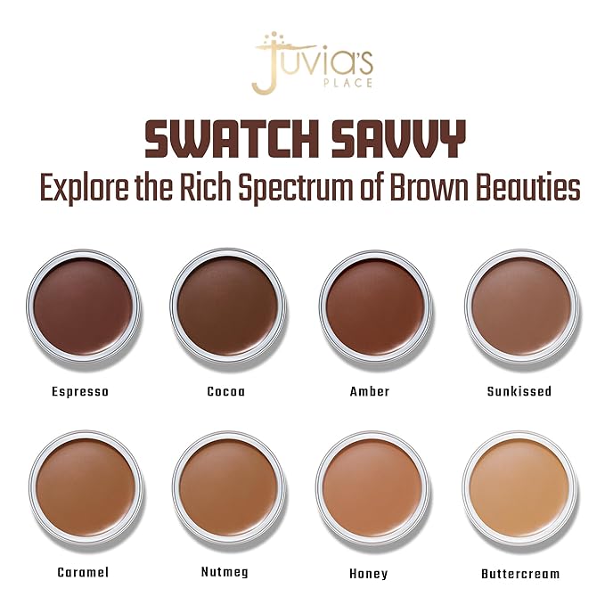 Juvia's Place Bronzed Cream Bronzer - Honey - Smooth Cream Bronzer Pot for Sun-Kissed Glow & Warmth, Buildable & Blendable Makeup Contour with Long-Lasting Matte Shimmer Finish, Highly Pigmented