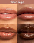 Summer Fridays Dream Lip Oil - Tinted Lip Oil with Moisturizing Sheer Coverage, High-Shine and Deep Hydration - Non-Sticky Formula for Long-Lasting Softness - Warm Beige (0.15 Oz)