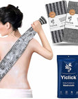 Yiclick 2 Pack Exfoliating Washcloth Towel - Body Scrubber Exfoliator, Loofah Sponge, Korean & Japanse & African Net Sponge Rag - Back Scrubber Washer for Use in Shower Bath