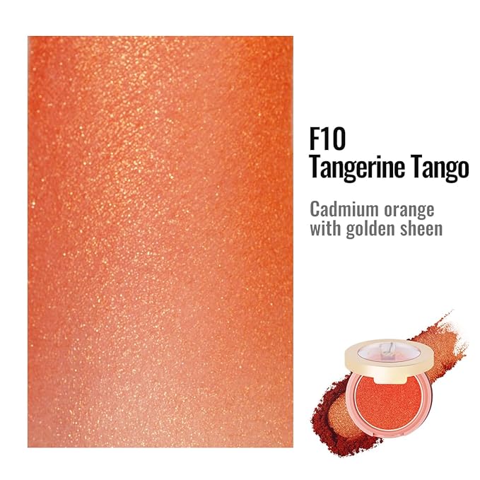 Oulac Luminisers Powdery Blusher for Cheeks Face Glow,Brighten 4.8g