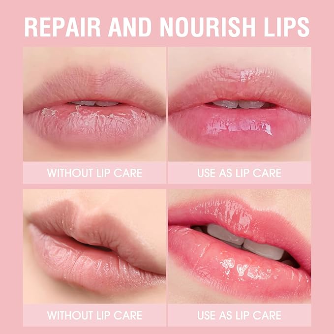 LANGMANNI Pudding Glow Lip Balm | Velvet-Smooth Lip Gloss for Nourished, Glowing Lips | Hydrating, Non-Sticky Glossy Tinted Lip Balm Makeup 0.28 Oz (#6, 1)