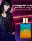 BELLAVITA Luxury NARCO Unisex Perfume for Women and Men | Notes of Bergamot, Jasmine and White Musk | Long-Lasting Luxury Perfume Oils | French Parfum for Women & Men, 100 ML