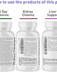 Youth & Tonic 3X Body Cleanse and Detox Pills for Women & Men with Liver, Kidney, Colon Supplements to Support Healthy Functions and for Loss of Unwanted Impurities and Metabolic Waste. 120 Capsules