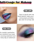 Maydear Chameleon Lipstick 5 Colors Set, Long Lasting Waterproof Colourful Diamond Shimmer Lip Gloss for Women Girls Makeup kit