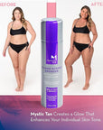 Mystic Tan Sunless Self Tanner Airbrush Spray Tan with Bronzer - Island-Kyssed, 6 Ounces