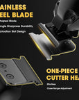 4 in 1 Hair Clippers for Men, Professional T-Blade Trimmer, Electric Foil Shaver, Nose Hair Trimmer, Cordless, LCD Display, Grooming Kit(Black)