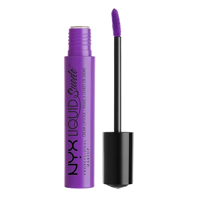 NYX PROFESSIONAL MAKEUP Liquid Suede Cream Lipstick - Run the World (Bright Violet With Pink Undertones)
